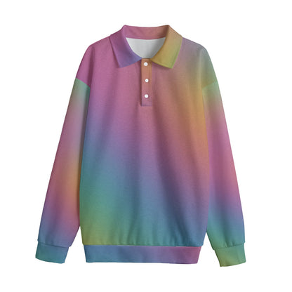 Unisex Lapel Collar Sweater