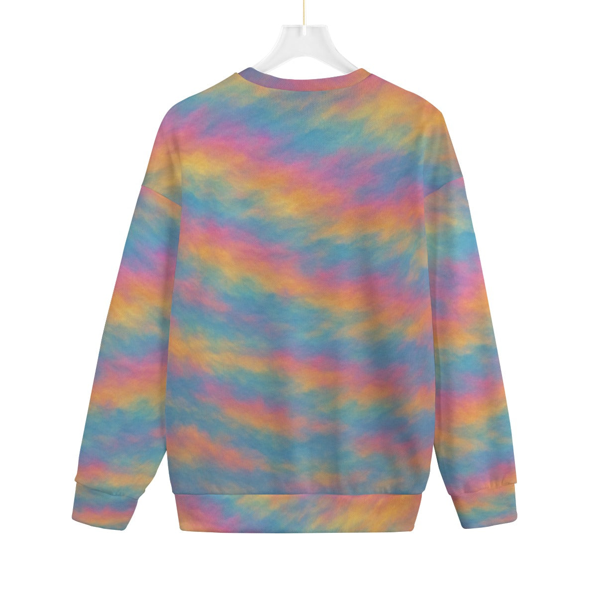 Unisex Drop-shoulder Knitted Fleece Sweater - view 2