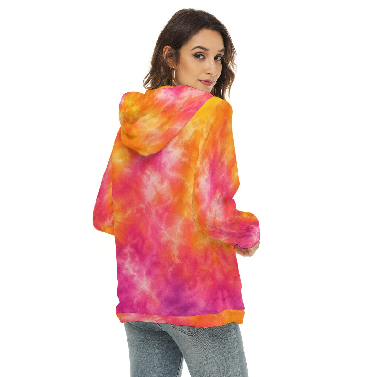 Women’s Borg-Fleece Half-Zip Hoodie - view 4