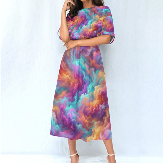 Women's Elastic Waist Dress