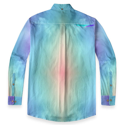 Men's Casual Lapel Long Sleeve Shirt|125GSM Cotton