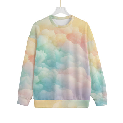 Unisex Drop-shoulder Knitted Fleece Sweater - view 1