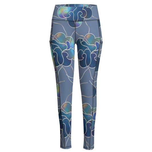 Functional Women's Yoga Leggings With Side Pockets|210GSM