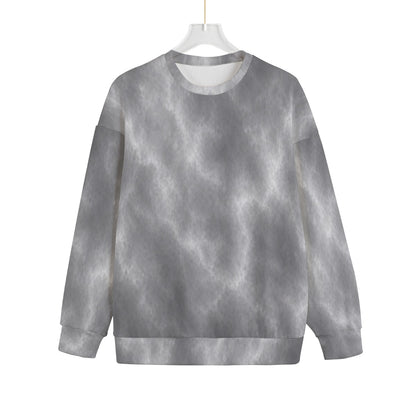 Unisex Drop-shoulder Knitted Fleece Sweater - view 1