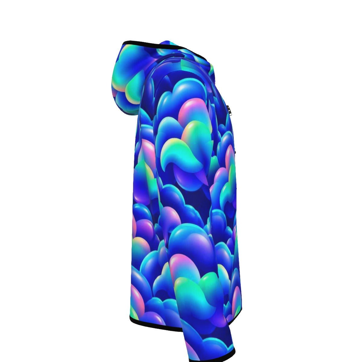 Men's Stylish Hoodie with Thumb Hole Design - view 3