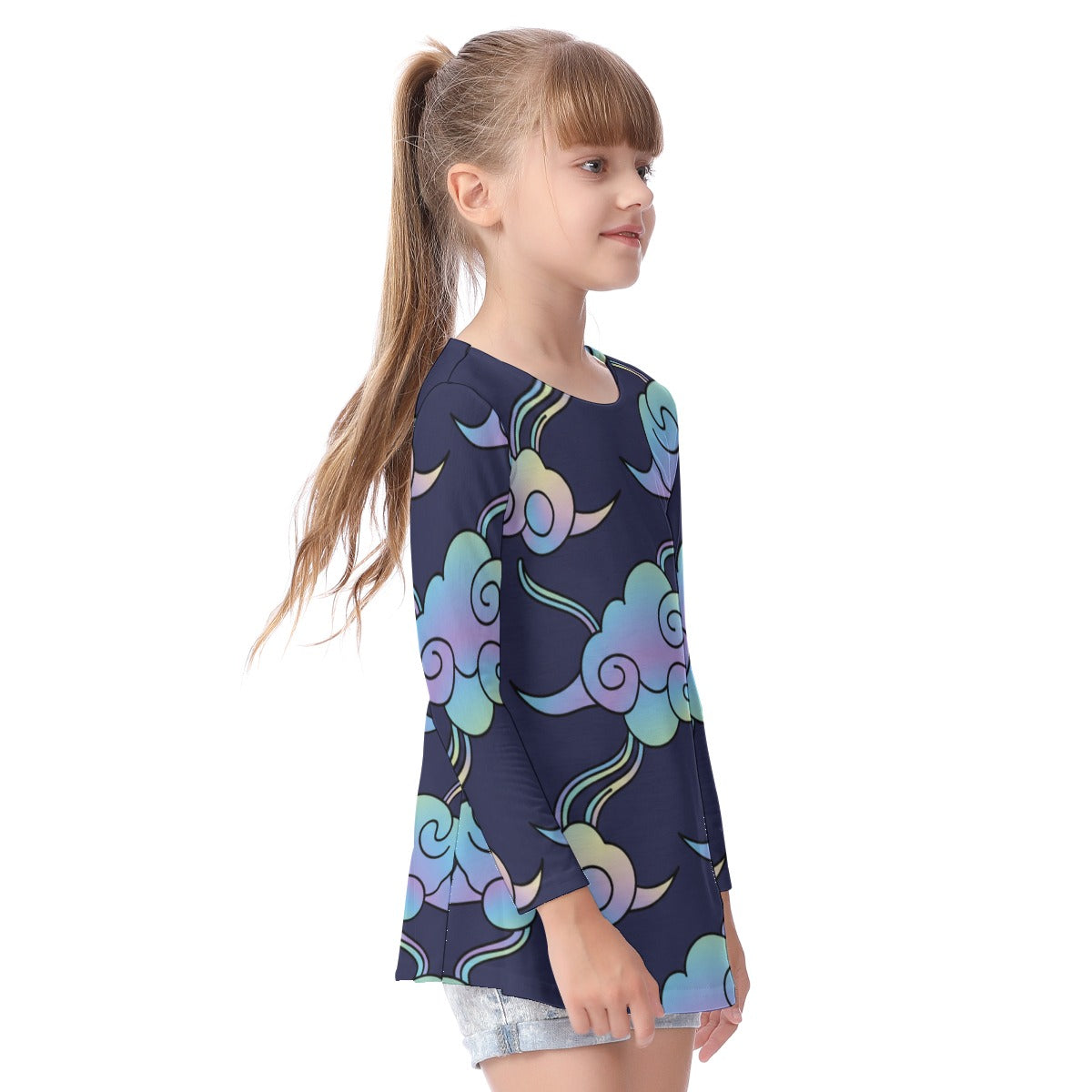 Kid's Long Sleeve O-neck T-shirt