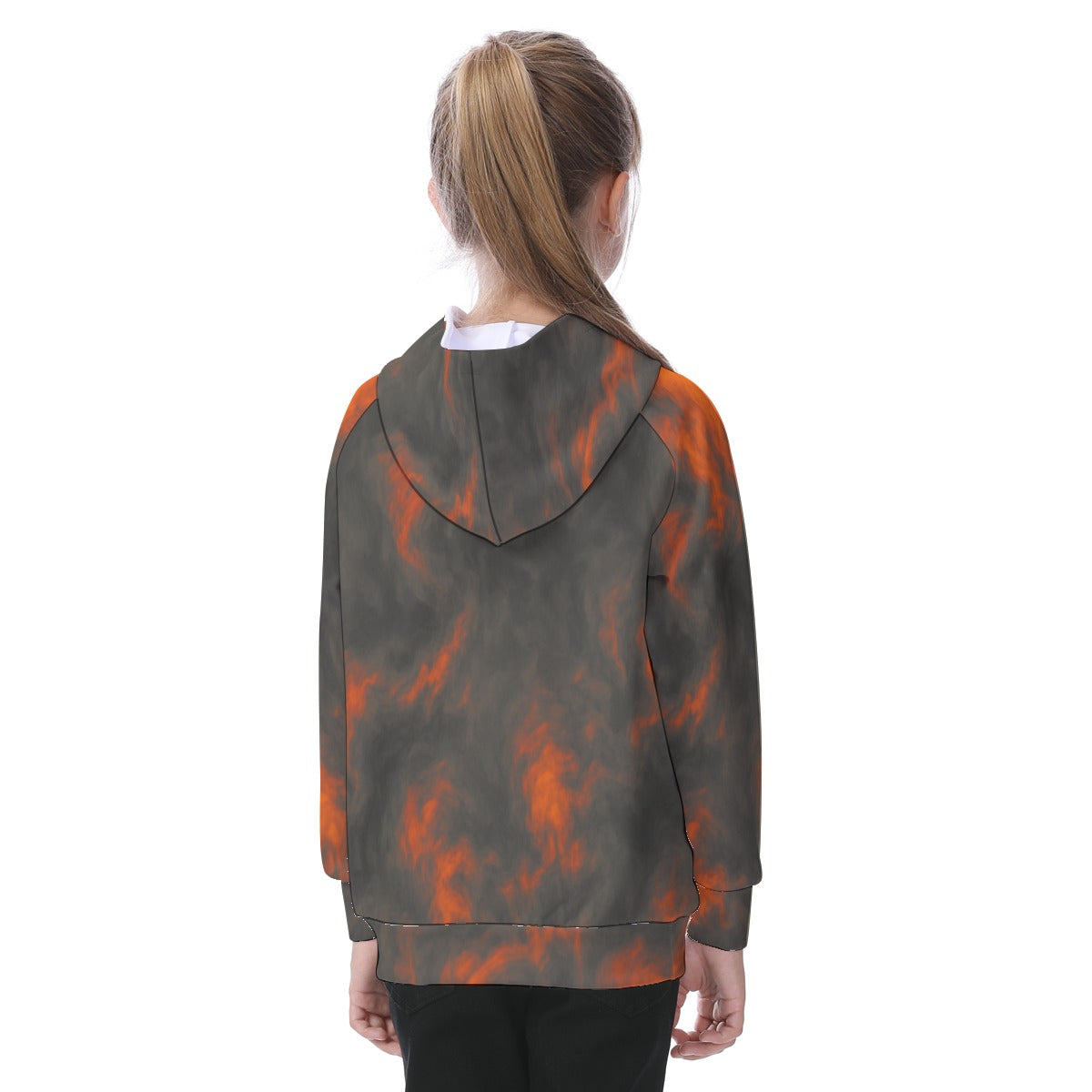 Unisex Kid's Raglan Pullover Hoodie