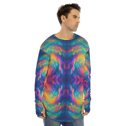 Men's Fingerless Long Sleeve T-shirt