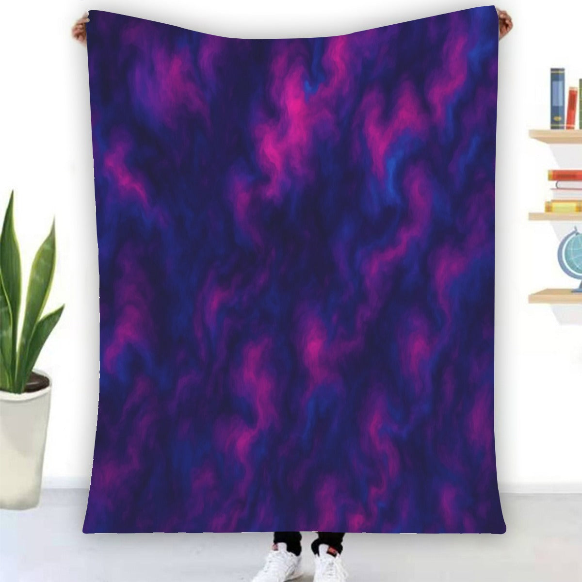 Unisex Single-Side Printing Flannel Blanket