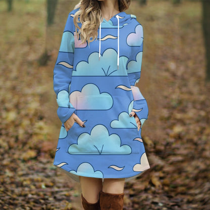 Women's Longline Hoodie Dress