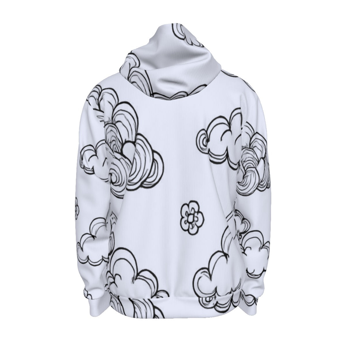 Unisex Zipper Hoodie With Black Lining