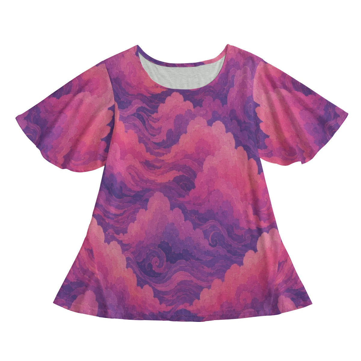 Women's Round Neck T-shirt With Short Sleeve
