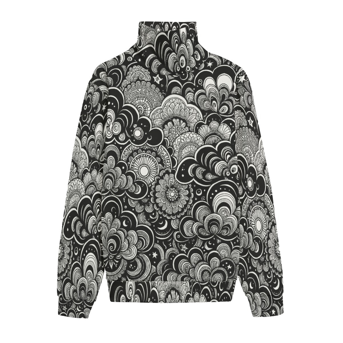 Unisex Turtleneck Knitted Fleece Sweater