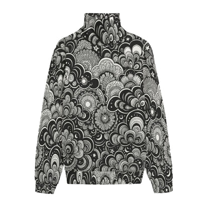 Unisex Turtleneck Knitted Fleece Sweater