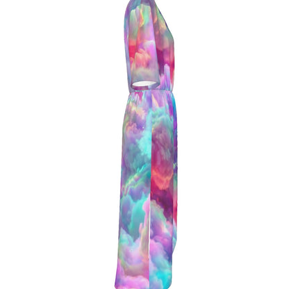 Women's Short Sleeve V-neck Dress