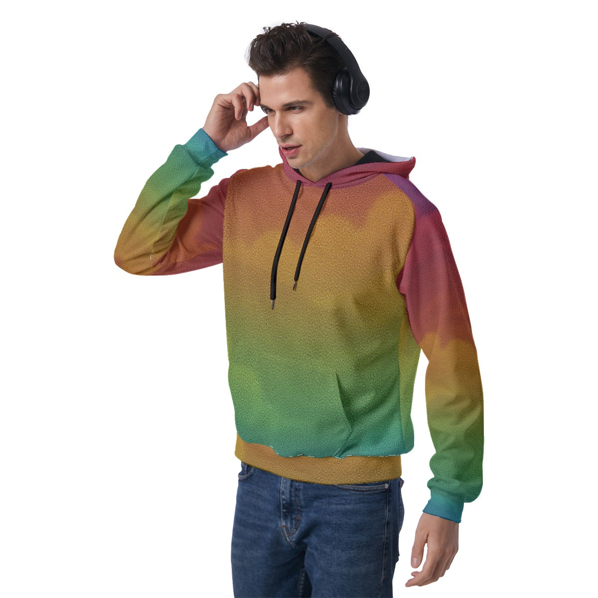 Men's Raglan Pullover Hoodie