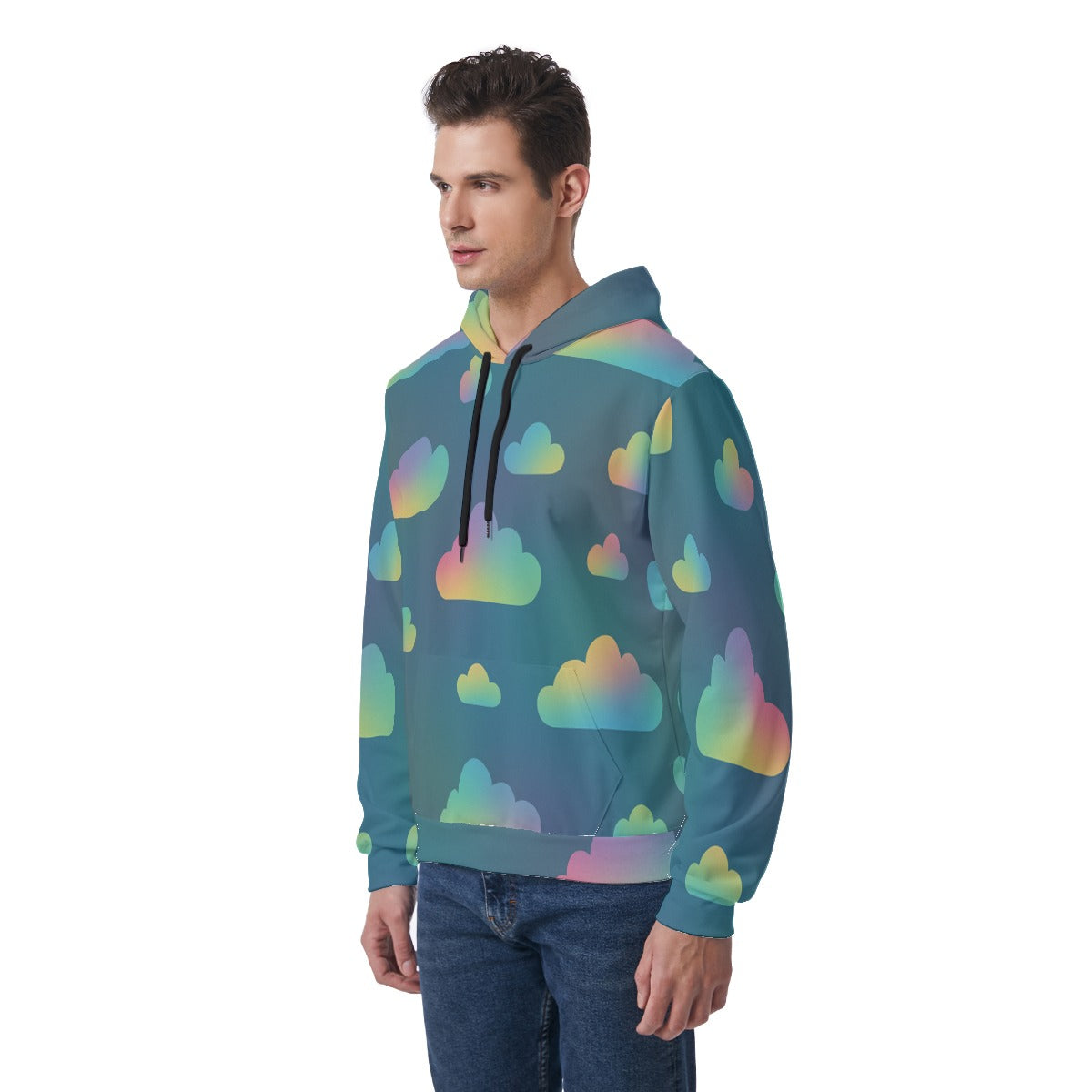 Men's Thicken Pullover Hoodie With Inner Hood