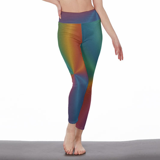 Women's High Waist Leggings | Side Stitch Closure