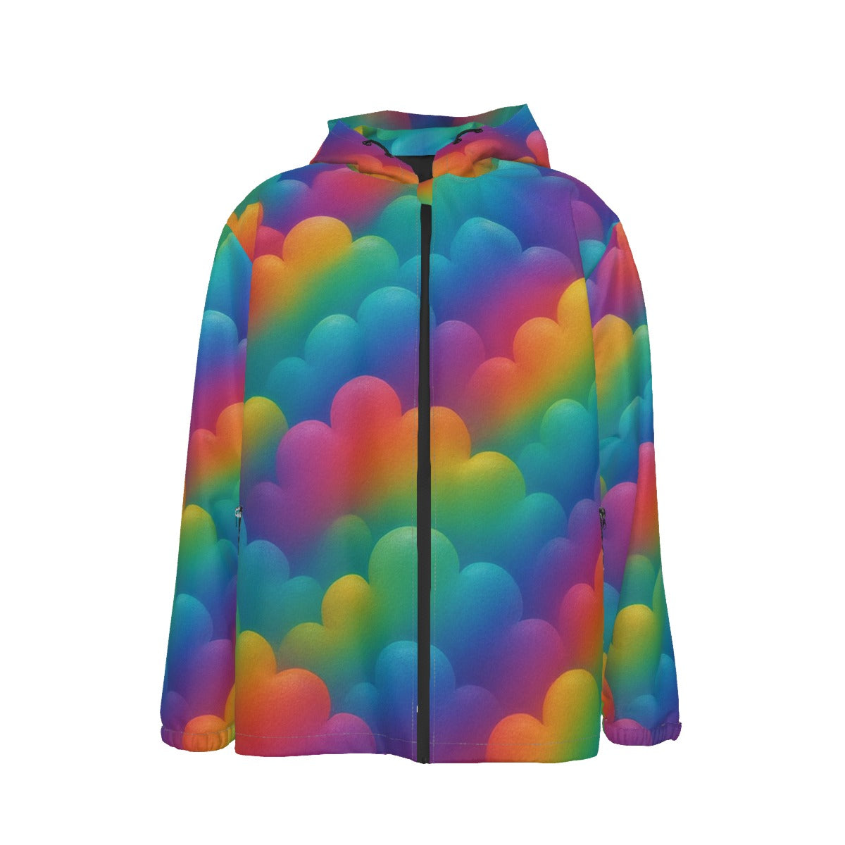 Men's Hooded Zipper Windproof Jacket