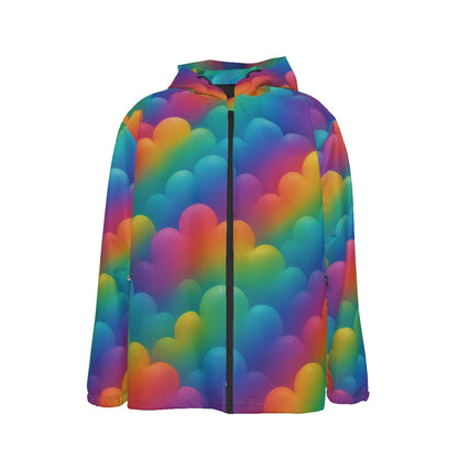 Men's Hooded Zipper Windproof Jacket