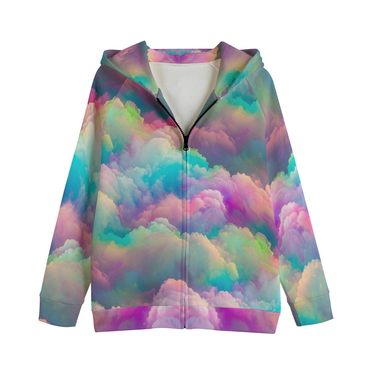 Kid's Zip Up Raglan Sleeve Hoodie | 310GSM Cotton