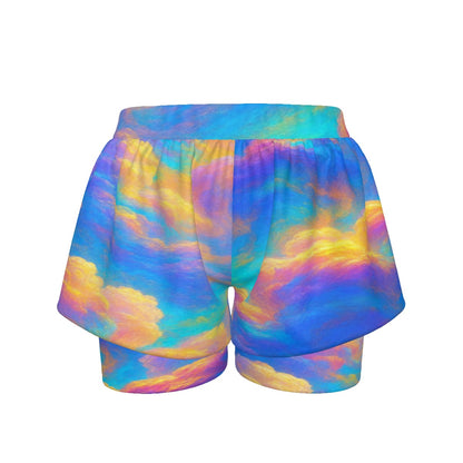 Unisex Sports Lined Shorts