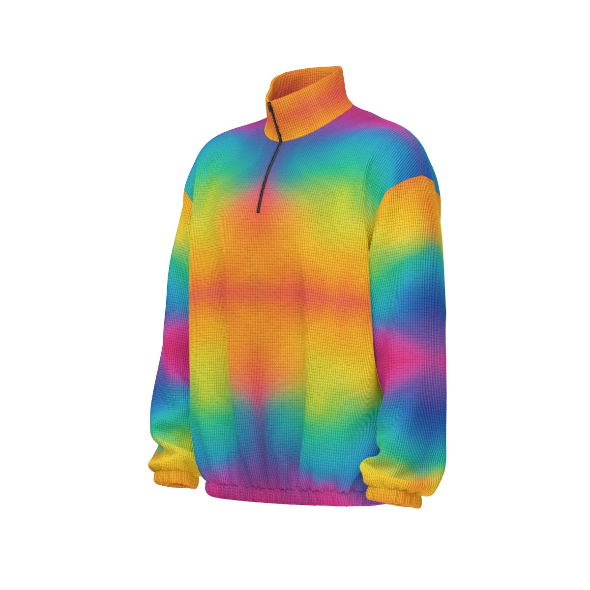 Unisex Turtleneck Zippered Sweatshirt