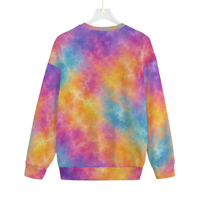 Unisex Drop-shoulder Knitted Fleece Sweater - view 2