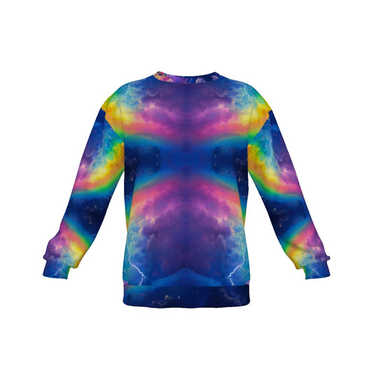 Men's Drop Shoulder Round Neck Long-Sleeved Sweatshirt