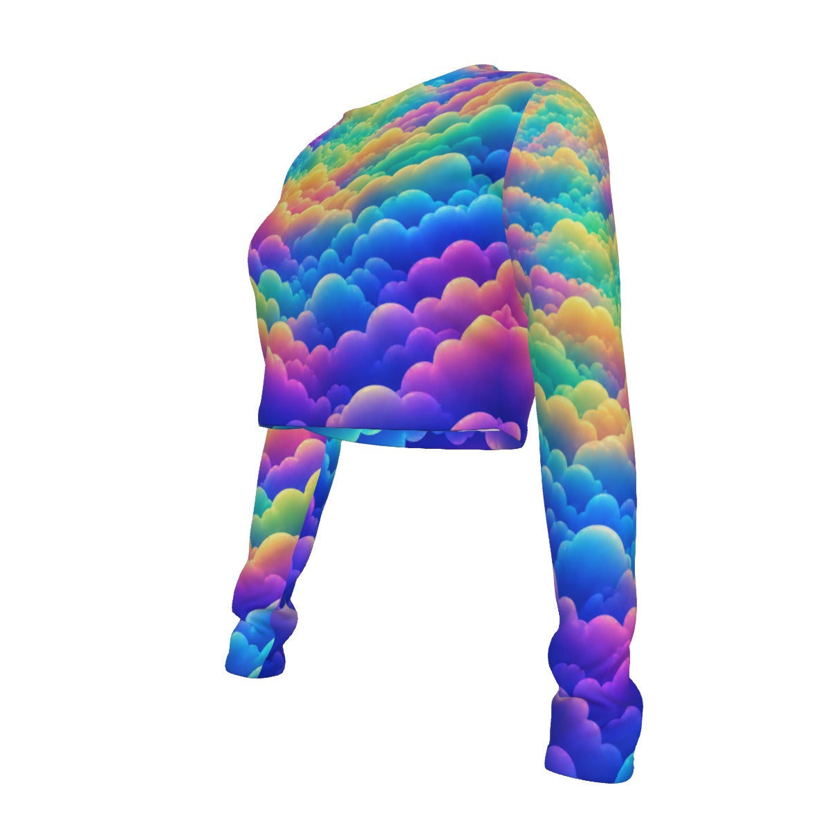 Women's Round Neck Crop Top T-Shirt