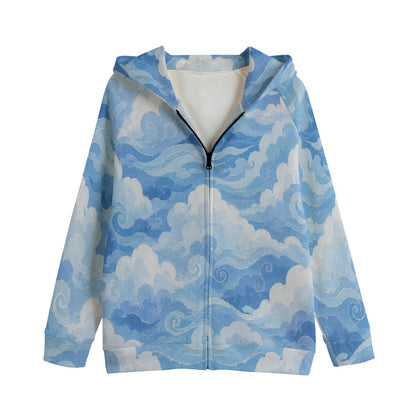 Kid's Zip Up Raglan Sleeve Hoodie | 310GSM Cotton