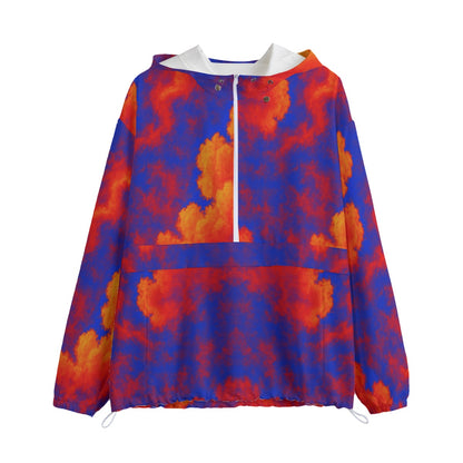 Unisex Pullover Jacket With Zipper Closure