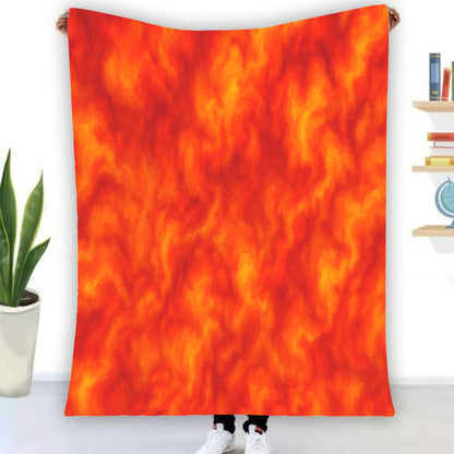 Unisex Single-Side Printing Flannel Blanket