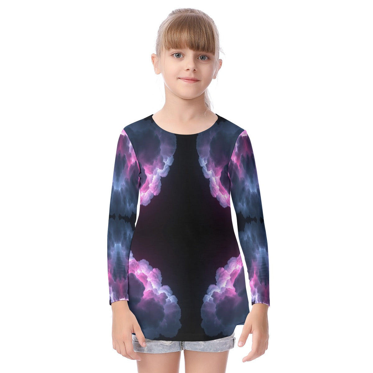 Unisex Kid's Long Sleeve O-neck T-shirt