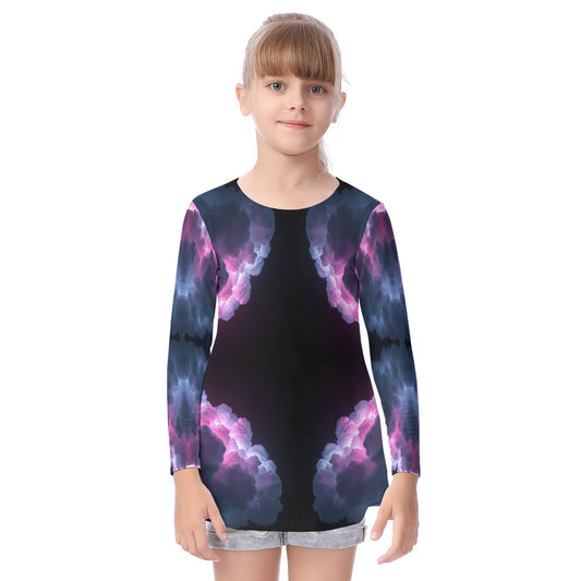Unisex Kid's Long Sleeve O-neck T-shirt