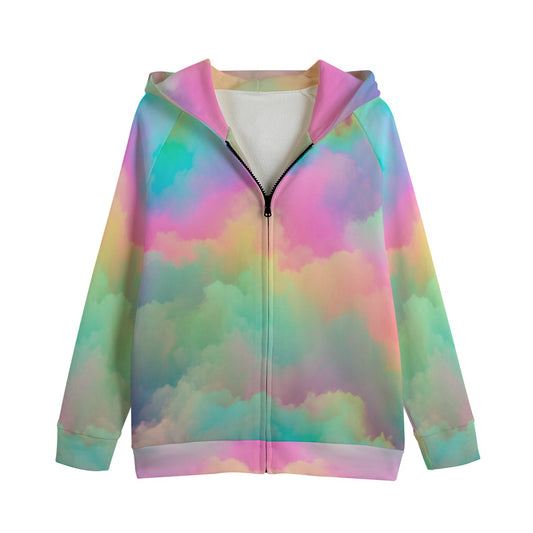 Kid's Zip Up Raglan Sleeve Hoodie | 310GSM Cotton