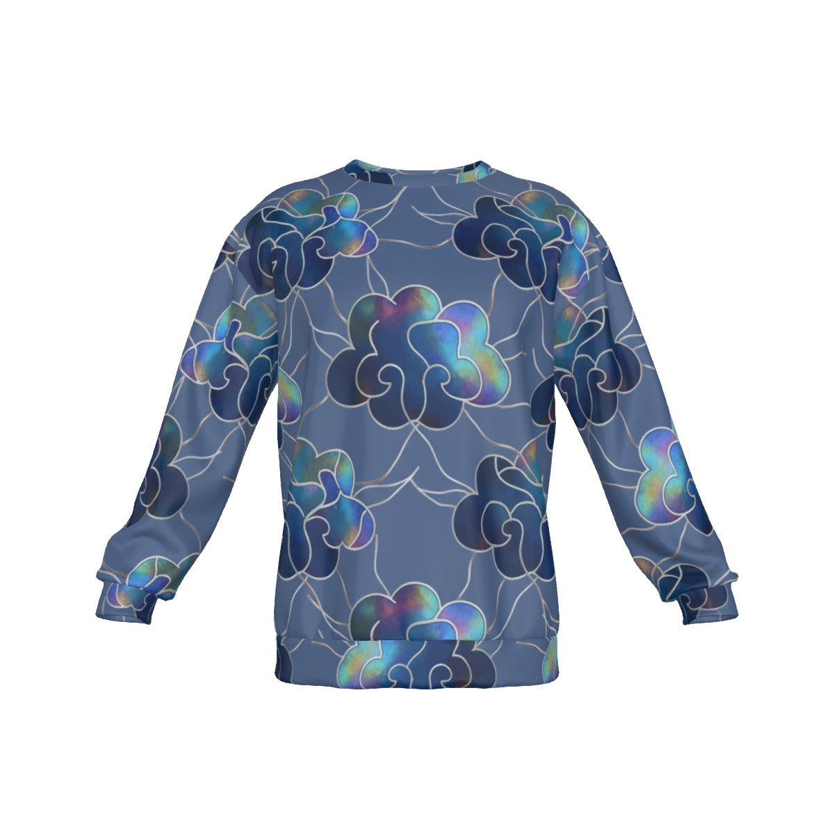 Men's Drop Shoulder Round Neck Long-Sleeved Sweatshirt