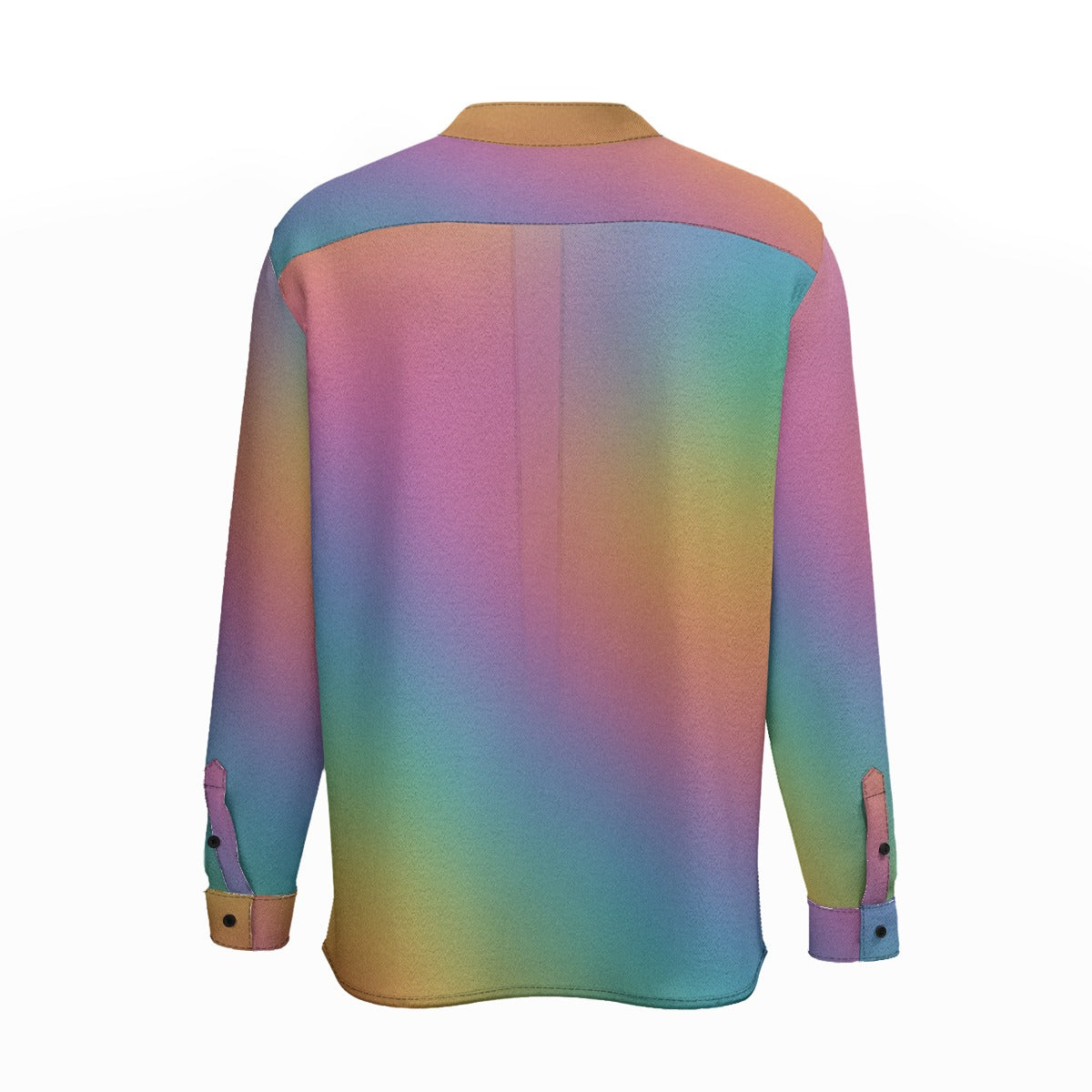 Unisex New Men'S Business Long-Sleeved Imitation Linen Shirt