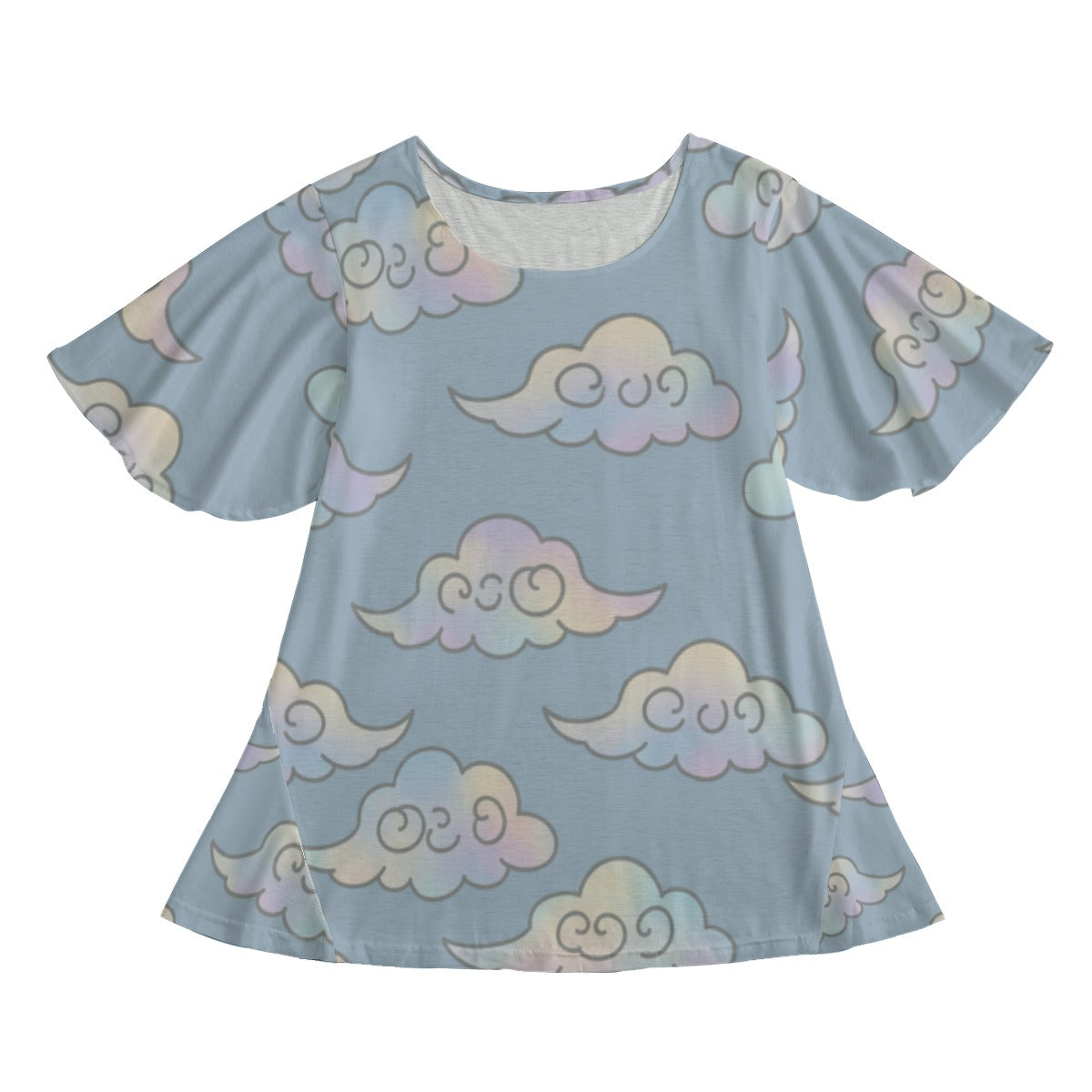 Women's Round Neck T-shirt With Short Sleeve