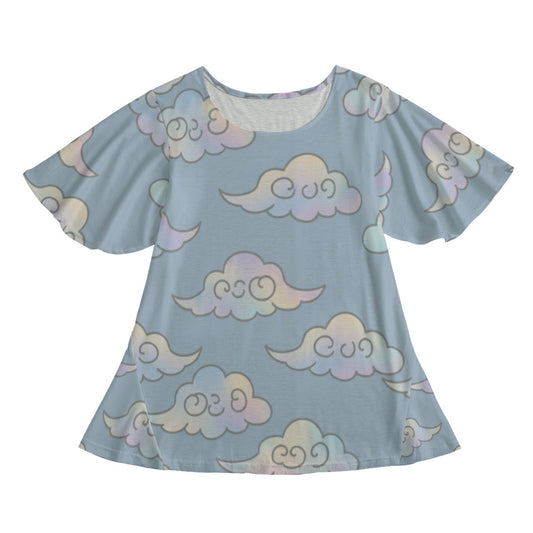 Women's Round Neck T-shirt With Short Sleeve