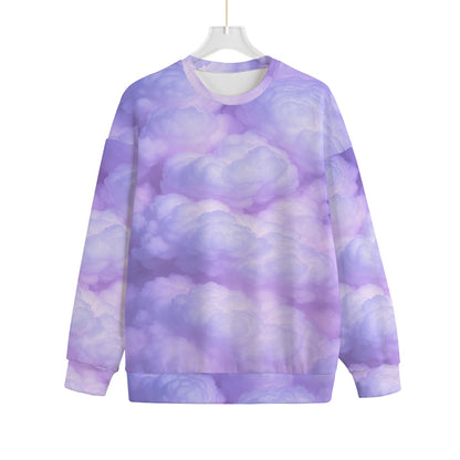 Unisex Drop-shoulder Knitted Fleece Sweater - view 1