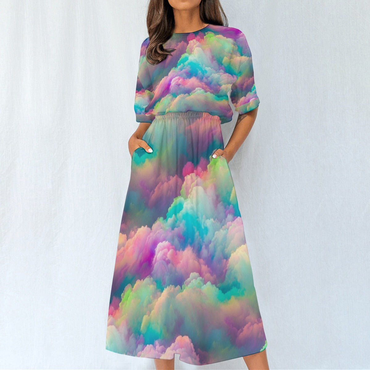 Women's Elastic Waist Dress