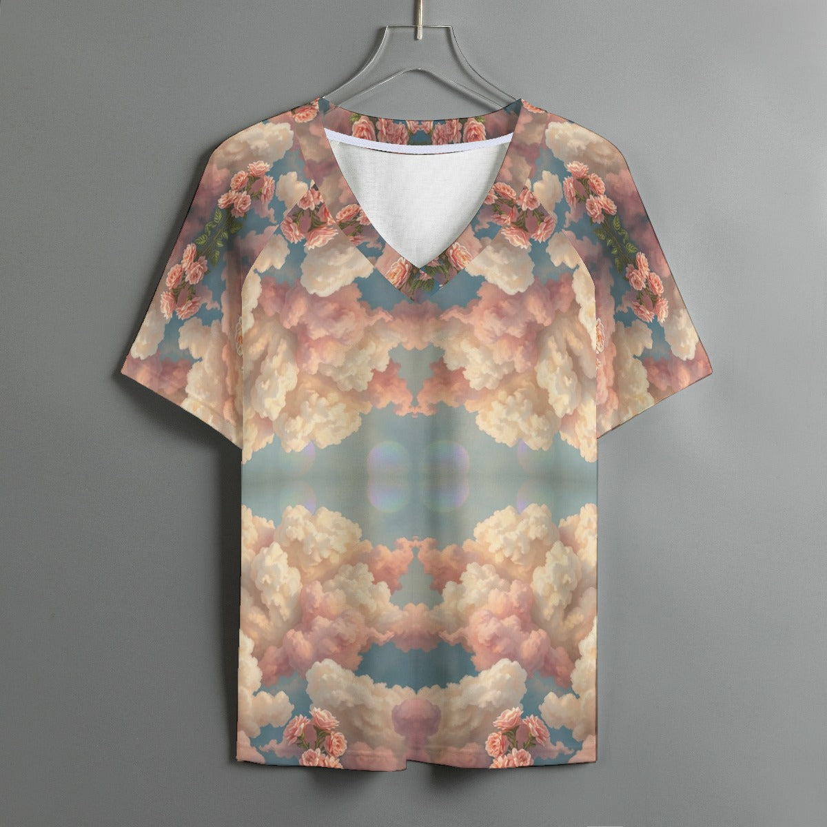 Women's V-neck T-shirt With Short Sleeve