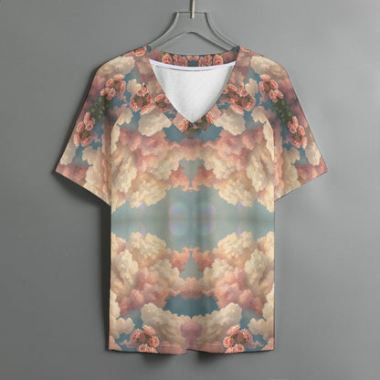 Women's V-neck T-shirt With Short Sleeve