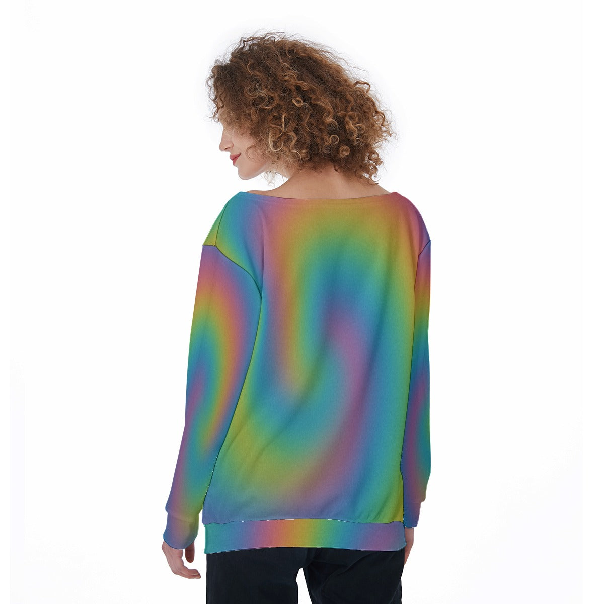 Women's Off-Shoulder Sweatshirt