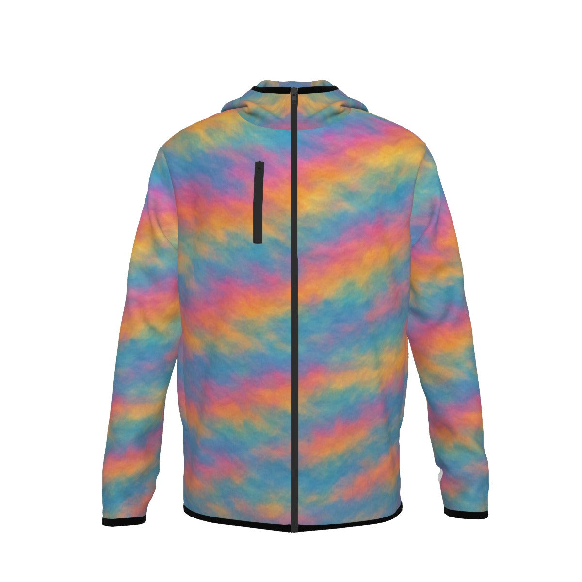 Men's Stylish Hoodie with Thumb Hole Design - view 1