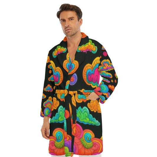 Men's Borg Fleece Robe