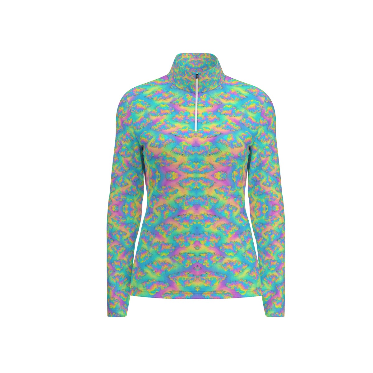 Women's Sports Collar Jersey With Long Sleeve