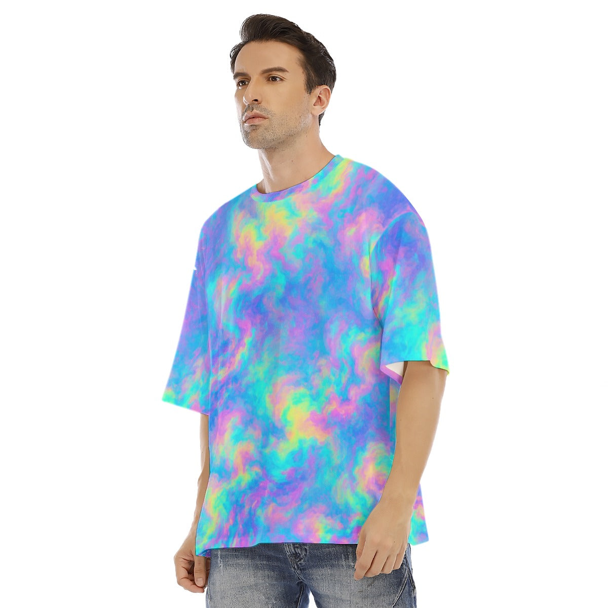 Men's Drop Shoulder T-shirt With Short Sleeve