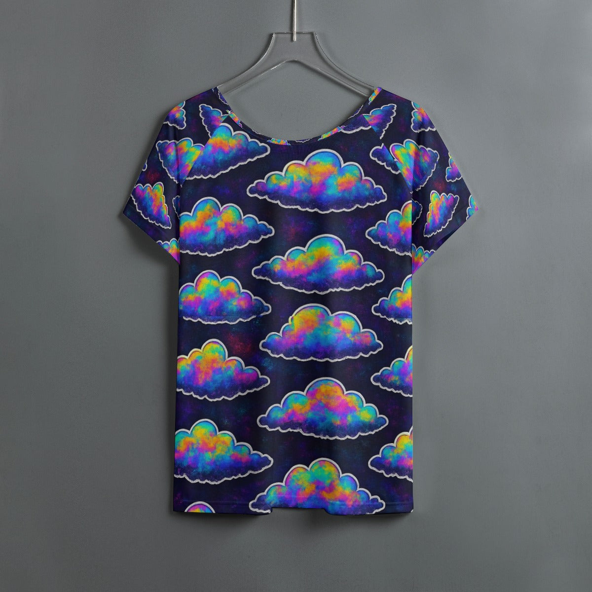 Women's Round Neck T-shirt With Raglan Sleeve